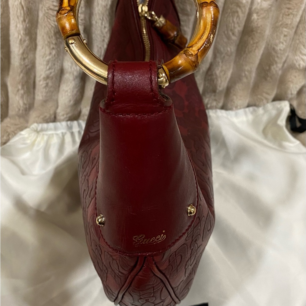 Gucci Bamboo Ring Half-Moon Bag - Picture 5 of 11